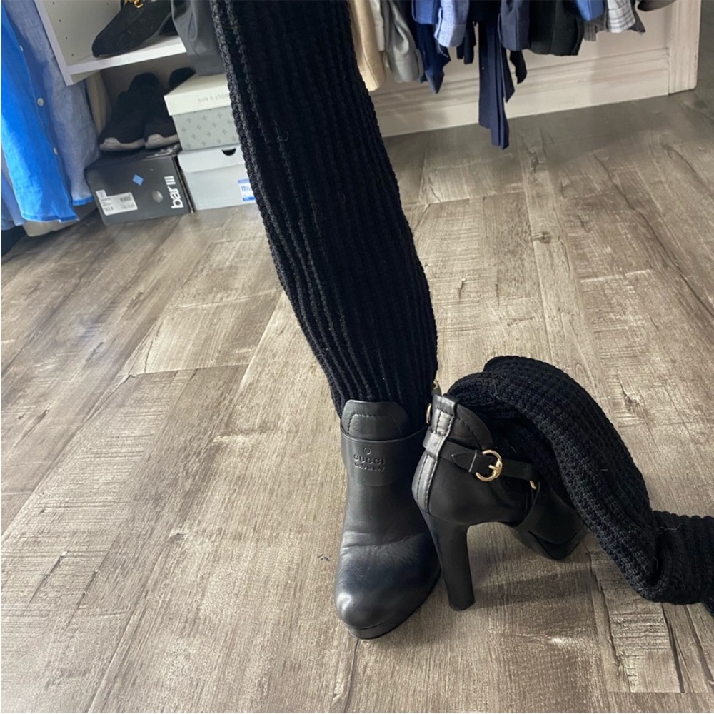 Gucci high stocking boots